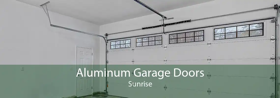 Aluminum Garage Doors Sunrise
