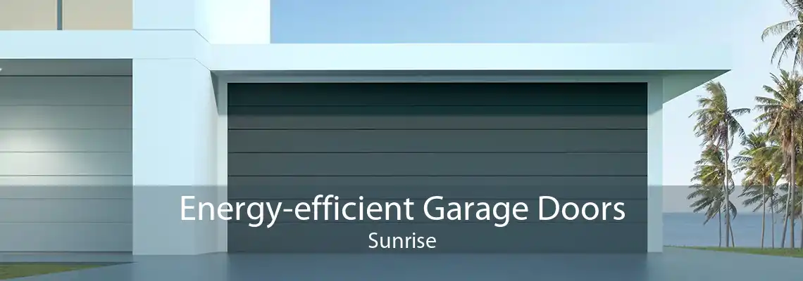 Energy-efficient Garage Doors Sunrise