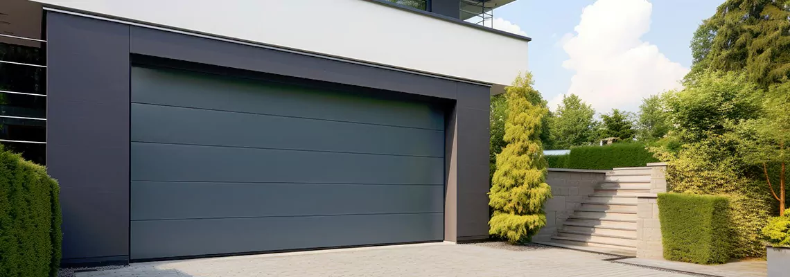 Haas Galvanized Steel Garage Door in Sunrise