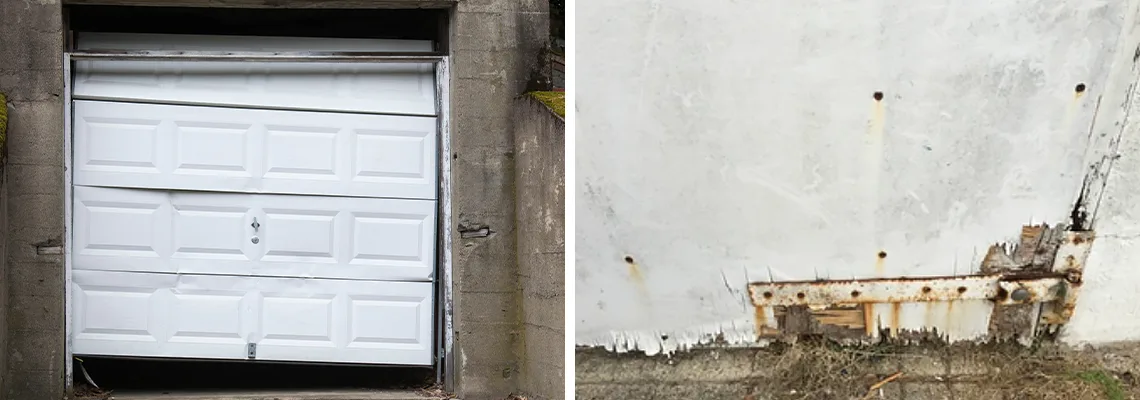 Rotten Commercial Garage Door Repair in Sunrise, FL